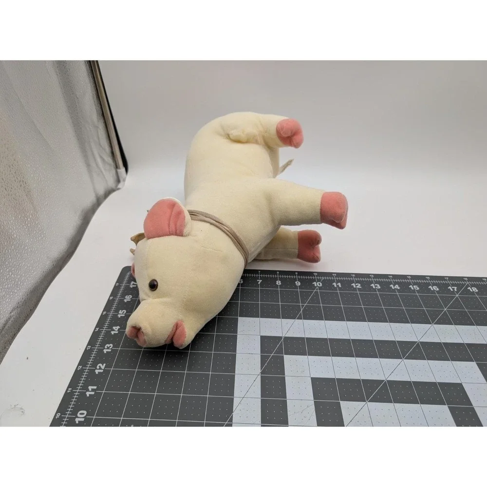 Big Top Pee Wee Vance Pig Talking‎ Plush 1988 Pull String Works READ Stuffed